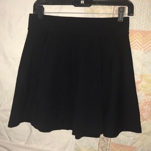Black skater skirt
